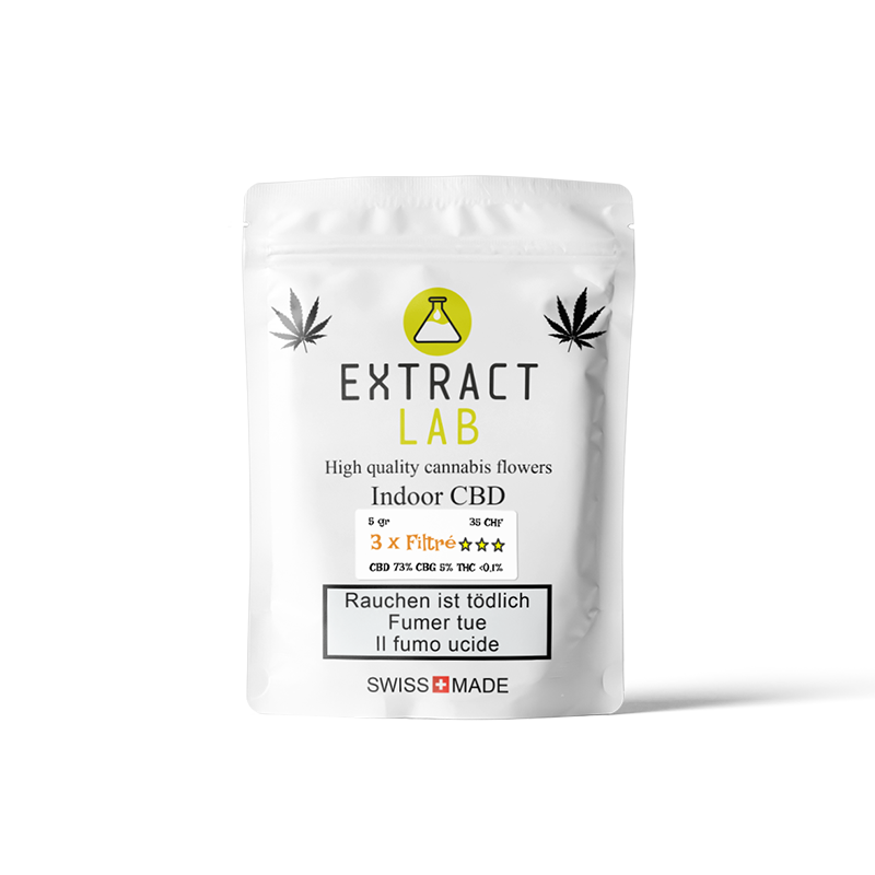 Triple filtré - Extrait de fleurs de CBD